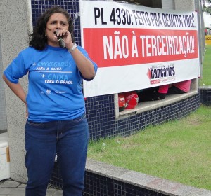 Rosalina Amorim lembrou que Caixa se comprometeu a contratar 2.000 bancários até final do ano
