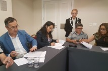 A vice-presidenta do Sindicato, Tatiana Oliveira, representou a categoria do Pará durante a assinatura