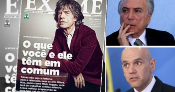 “Exame” debocha da tragédia da classe trabalhadora em capa com Mick Jagger