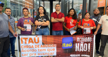 #AcordãoNão: Bancários do Itaú paralisam agências de Belém, Marabá e Santarém contra o novo ACT do banco