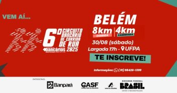 Novo local: Mês da categoria bancária é também de Corrida e Caminhada Bancária em Belém