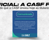 Casf confirma retorno do patrocínio neste mês de julho