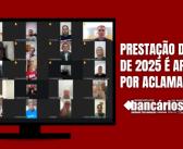Prestação de Contas de 2025 é aprovada por aclamação