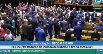 PEC do fim da escala 6×1 é aprovada em 1º e 2ª turnos na Câmara dos Deputados