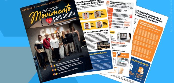 Conselho de Usuários do Saúde Caixa lança boletim com balanço das primeiras ações e orientações aos beneficiários