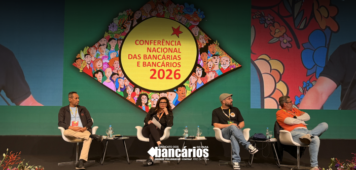 Categoria debate sobre estratégia de comunicação e organização durante 28ª Conferência Nacional dos Bancários