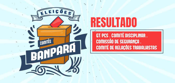 Resultado da votação dos representantes dos empregados nos comitês do Banpará