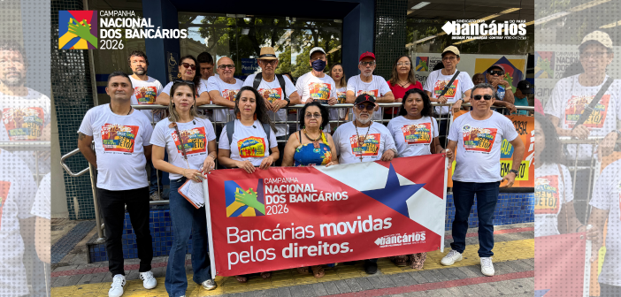Dia de Luta mobiliza categoria em defesa do Saúde Caixa sem teto