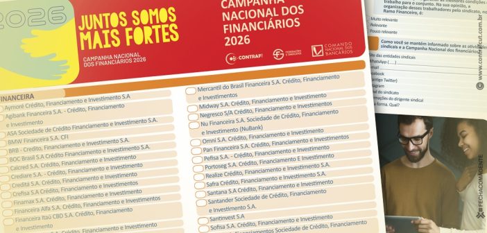 Consulta Nacional dos Financiários já está aberta e vai orientar a pauta de reivindicações da Campanha Nacional 2026