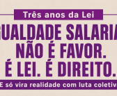 Lei da Igualdade Salarial completa três anos, mas equiparação ainda não é realidade