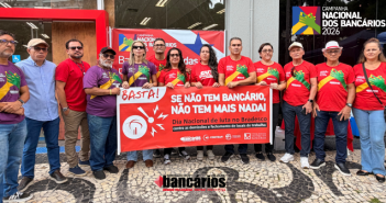 CN2026: Dia Nacional de Luta dos Funcionários do Bradesco tem ato contra fechamento de agências