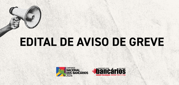 EDITAL DE AVISO DE GREVE
