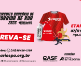 Etapa Marabá: Dia 7 de novembro, às 6h, tem corrida e caminhada bancária. Te inscreve!