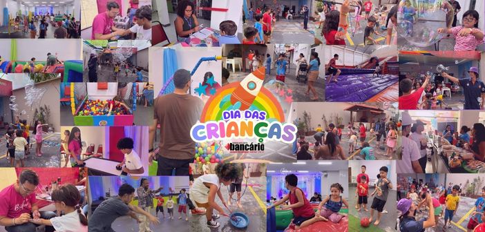 Sindicato vira parque de diversões no Dia das Crianças